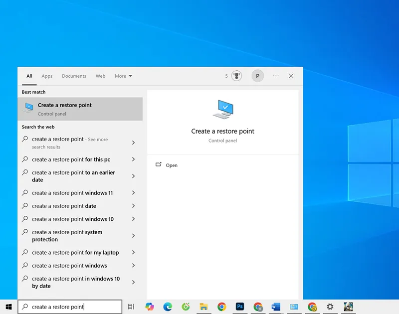System Restore Windows 10 (9)