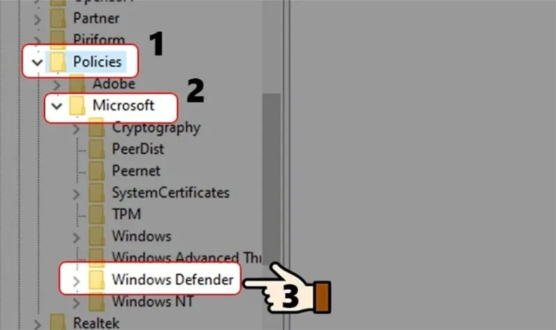 Cách Tắt Windows Defender Win 10 (4)