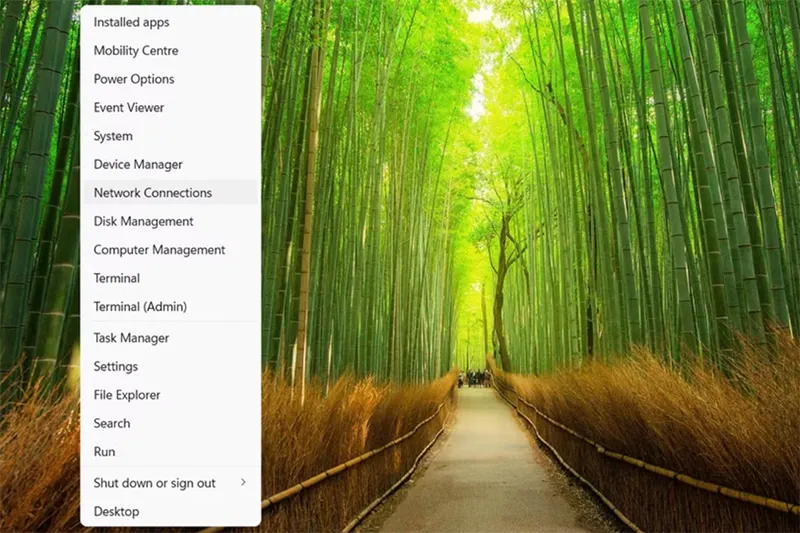 Cách để Mở Windows Network Connections Tool (10)
