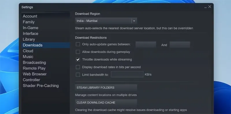 Cách Khắc Phục Lỗi Files Failed To Validate And Will Be Reacquired (5)