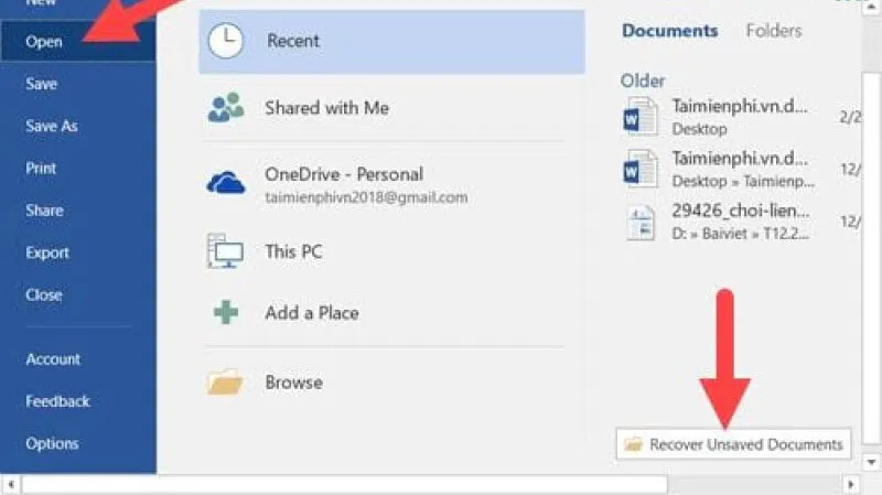 Cách Khôi Phục File Powerpoint Chưa Save (35)