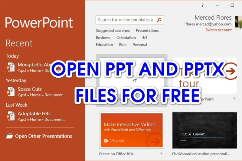 Cách Khôi Phục File Powerpoint Chưa Save (5)