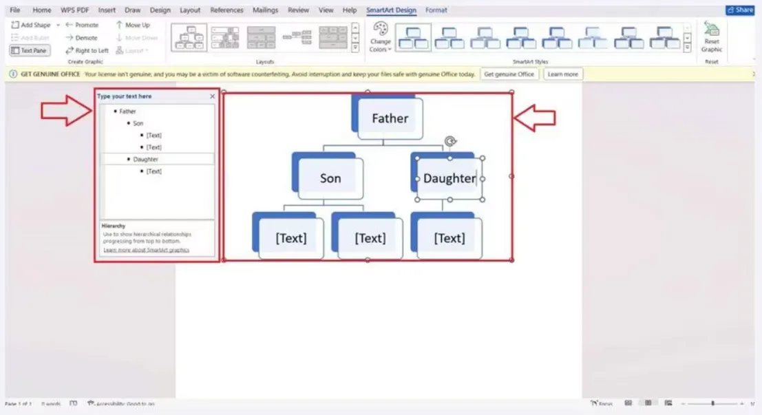 Cách Làm Cây Gia Phả Trong Word (5)