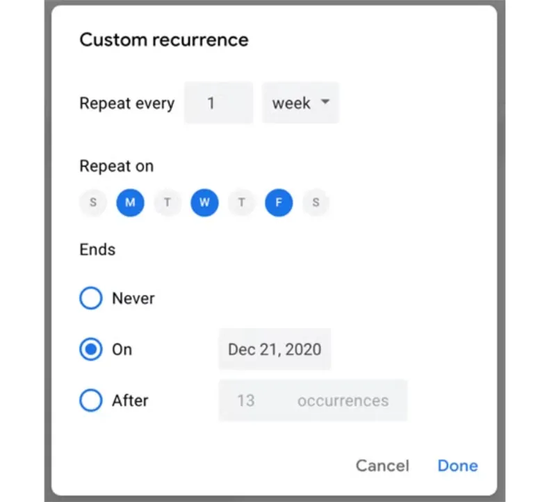 Cách Sắp Xếp Cho Học Kỳ Với Lịch Google (3)
