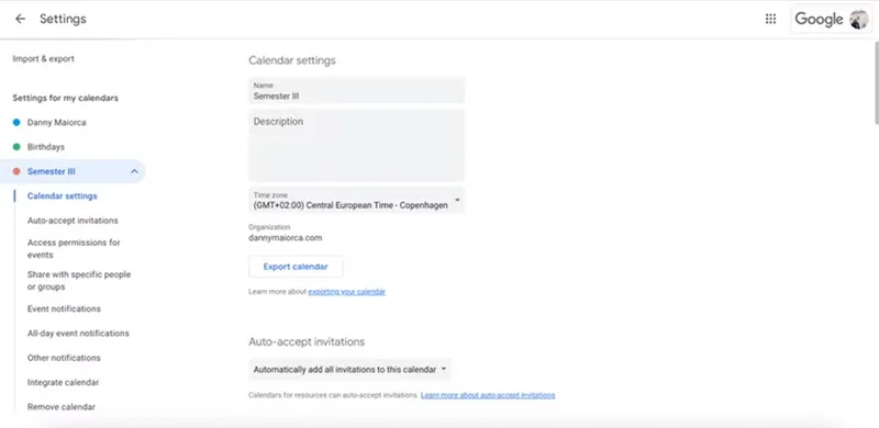 Cách Sắp Xếp Cho Học Kỳ Với Lịch Google (6)