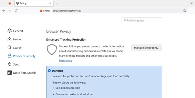 Cách Thêm Trang Web đáng Tin Cậy Trên Windows 11 (2)