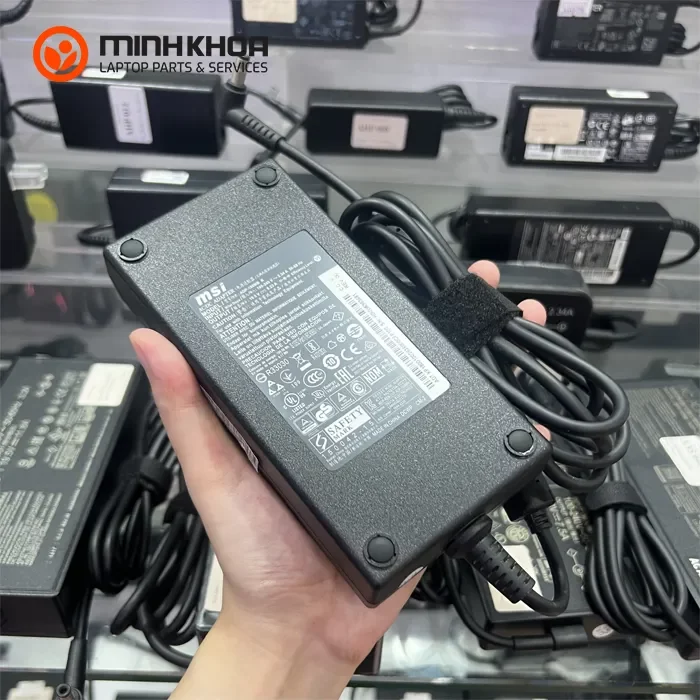 Sạc laptop MSI 180W 19.5V-9.23A 5.5×2.5mm Zin cho MSI GS65 GS63 GS63VR GE72VR (2) Sạc Laptop Msi 180w 19.5v 9.23a 5.5×2.5mm Zin Cho Msi Gs65 Gs63 Gs63vr Ge72vr (2)