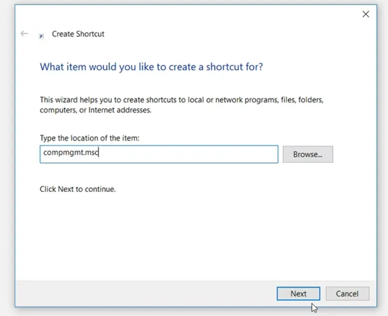 Mở Windows Computer Management Tool (10)