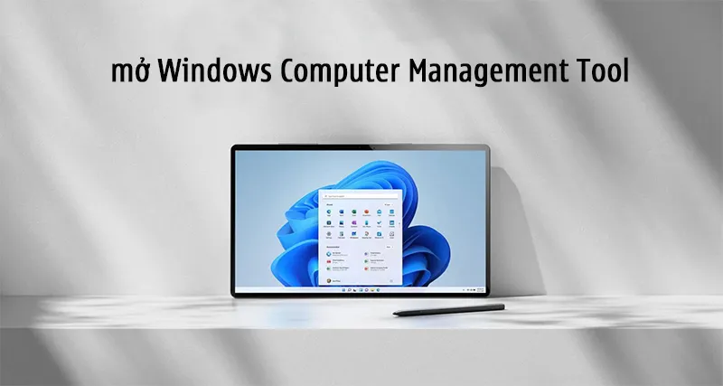 Mở Windows Computer Management Tool (2)