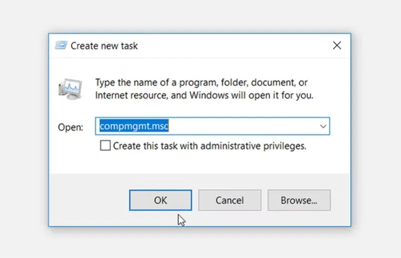 Mở Windows Computer Management Tool (5)