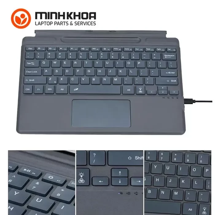 Bàn phím Bluetooth Microsoft Surface Pro 8 9 10 X 11 (2) Bàn Phím Bluetooth Microsoft Surface Pro 8 9 10 X 11 (2)