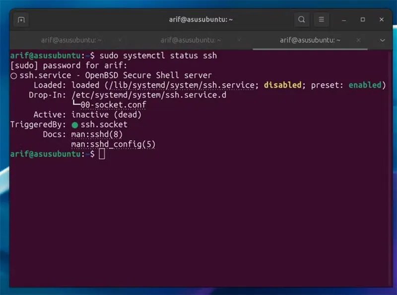 Cách Bật Ssh Trên Ubuntu (5)