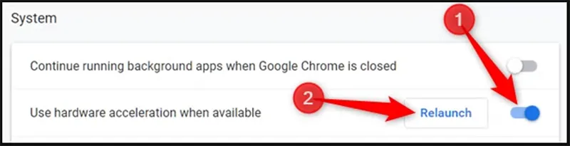 Cách Bật Và Tắt Tăng Tốc Phần Cứng Trong Chrome (11)