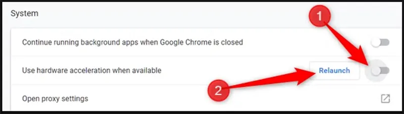 Cách Bật Và Tắt Tăng Tốc Phần Cứng Trong Chrome (13)