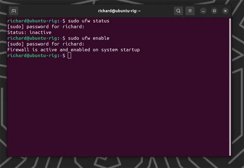 Cách Tắt Firewall Trong Ubuntu (6)