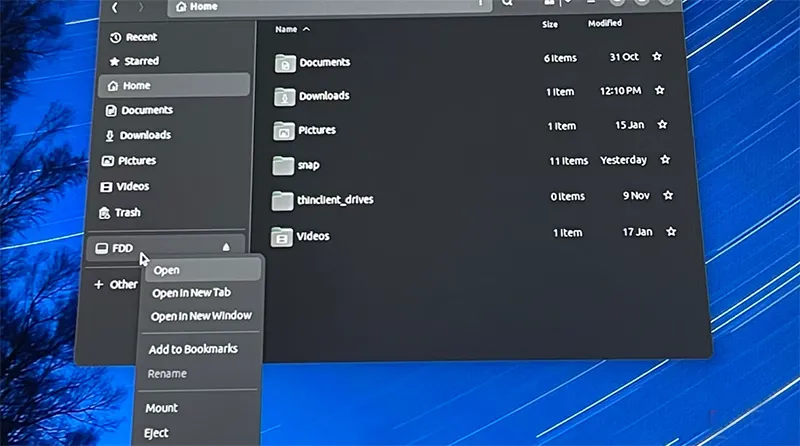 Gắn Kết Một ổ đĩa Trong Ubuntu (2)