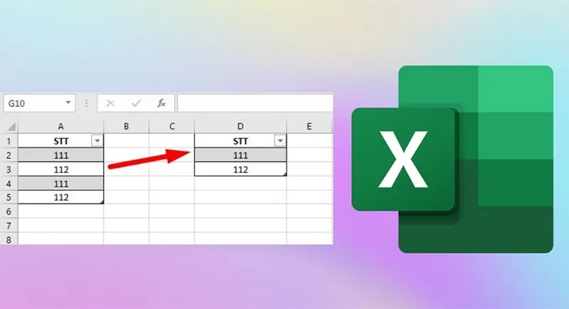 Hàm Lọc Trùng Trong Excel (6)