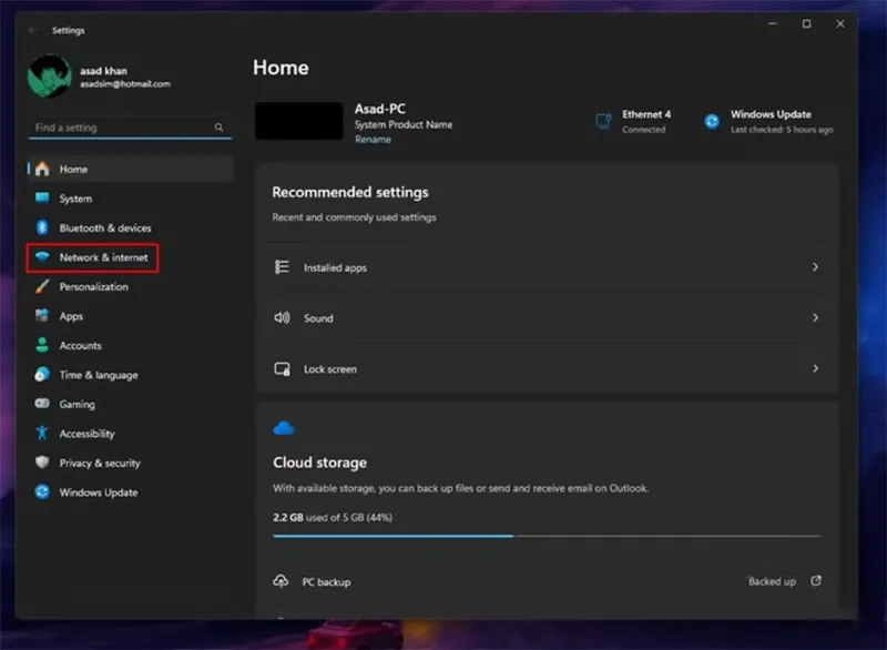 Lỗi Windows Not Could Find A Driver For Your Network Adapter (21)