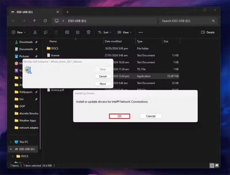 Lỗi Windows Not Could Find A Driver For Your Network Adapter (22)