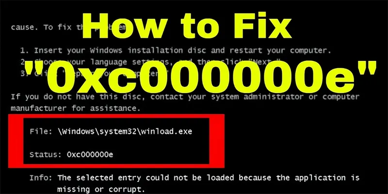 Mã Lỗi 0xc00000e Là Gì (8)