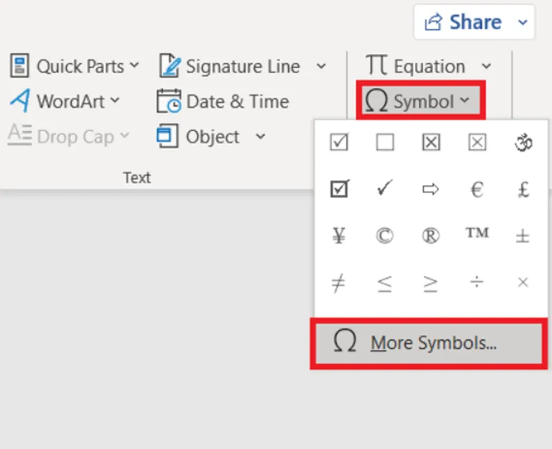 Vẽ ô Vuông Trong Word (3)