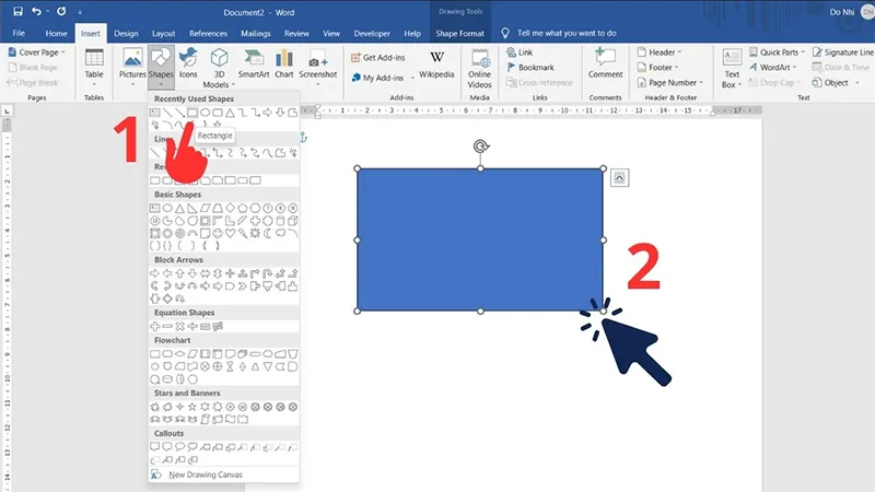 Vẽ ô Vuông Trong Word (7)