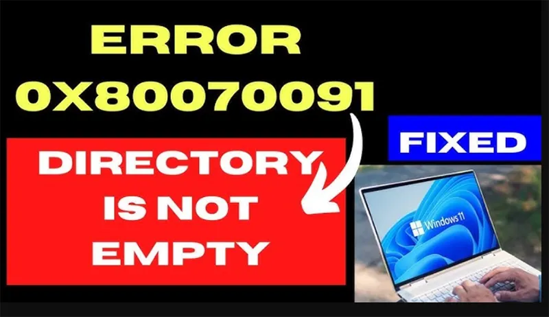 Cách Khắc Phục Lỗi The Directory Is Not Empty (4)