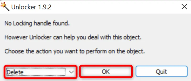 Cách Khắc Phục Lỗi The Directory Is Not Empty (8)
