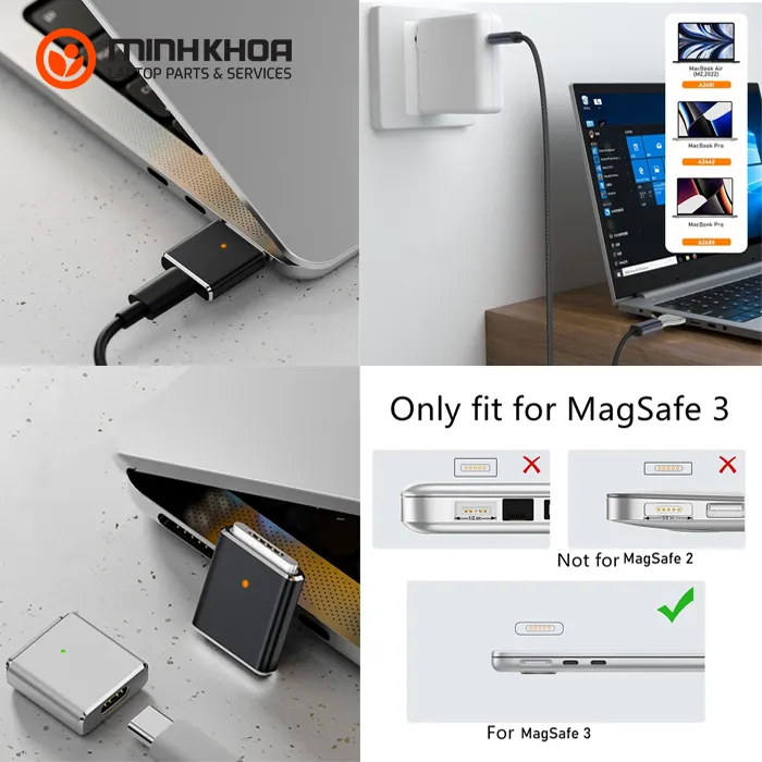 Đầu Chuyển Type C Ra Magsafe 3