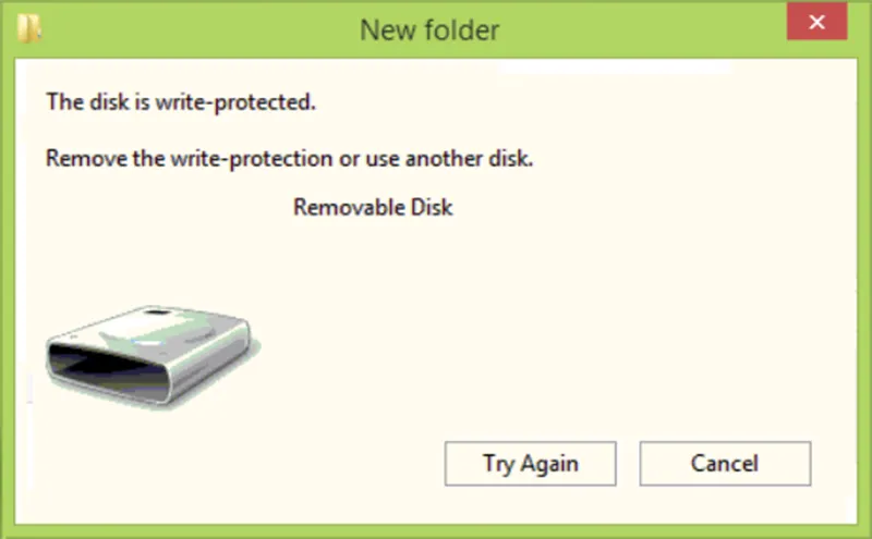 Khắc Phục Lỗi The Disk Is Write Protected (14)