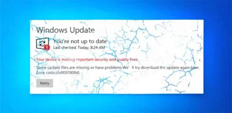 Lỗi 0x80070057 Trên Windows 1087 (14)