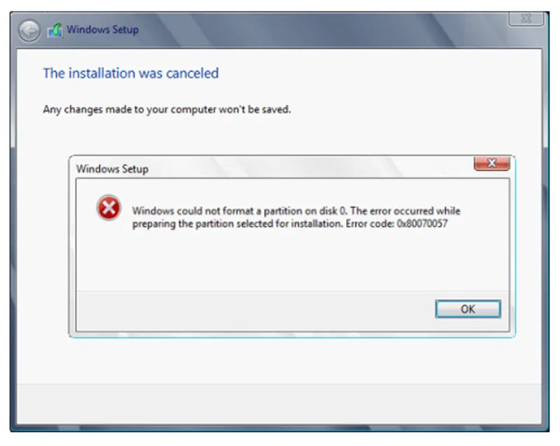 Lỗi 0x80070057 Trên Windows 1087 (15)
