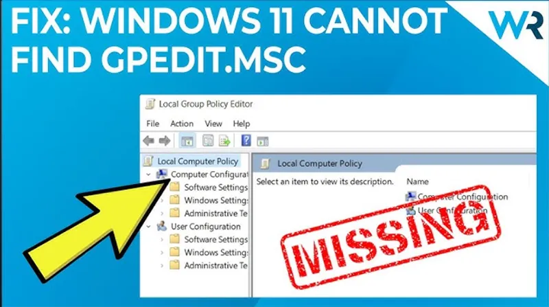 Cách Khắc Phục Lỗi “windows Cannot Find Gpedit (11)