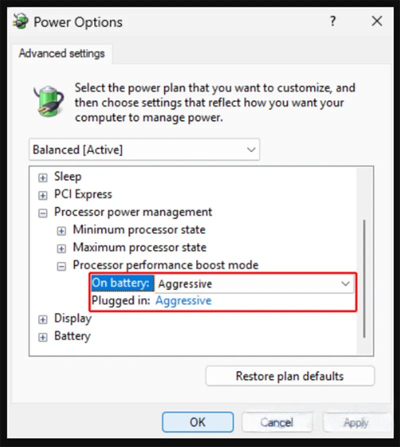 Cách Kích Hoạt Processor Performance Boost Mode để Tối ưu Hiệu Suất (6)