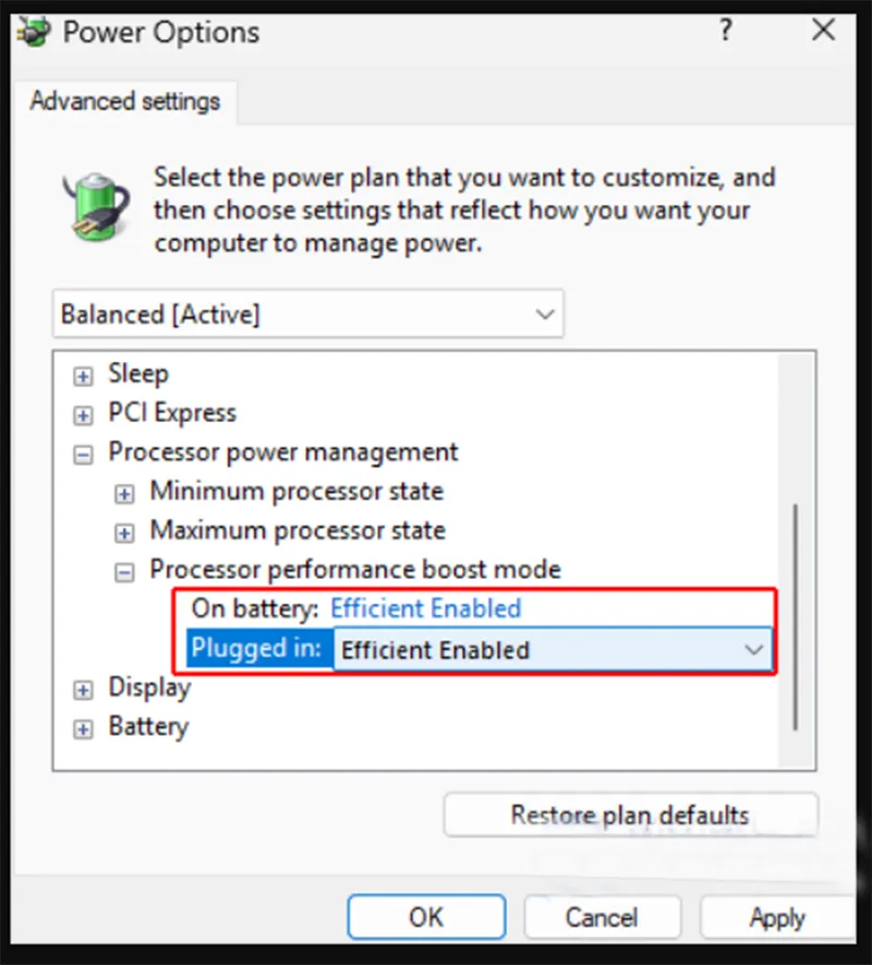Cách Kích Hoạt Processor Performance Boost Mode để Tối ưu Hiệu Suất (9)