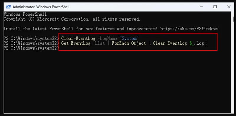 Xóa Tệp Nhật Ký Hệ Thống Trong Windows 11 (10)