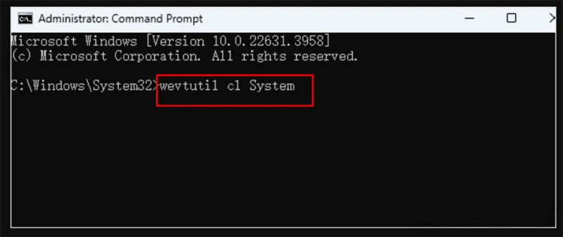 Xóa Tệp Nhật Ký Hệ Thống Trong Windows 11 (5)
