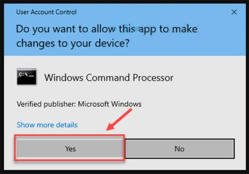 Lỗi The Code Execution Cannot Proceed (4)