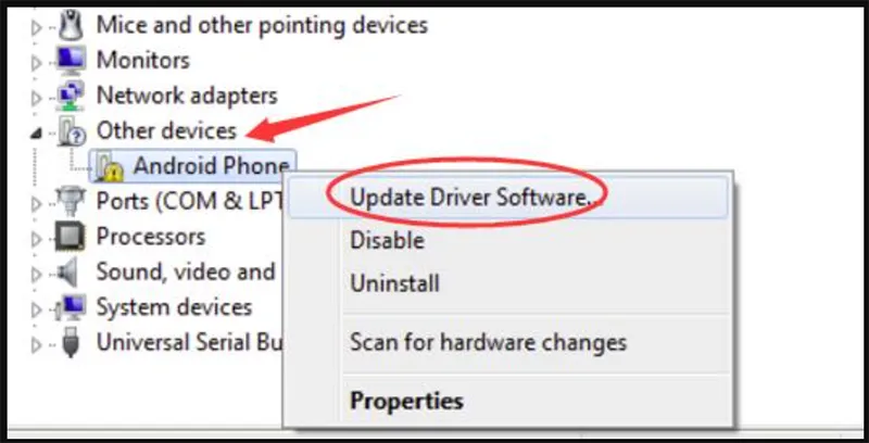Lỗi Không Tìm Thấy Thiết Bị Adb Trên Windows (5)