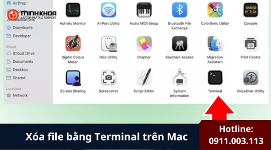 Xóa File Bằng Terminal Trên Mac (2)