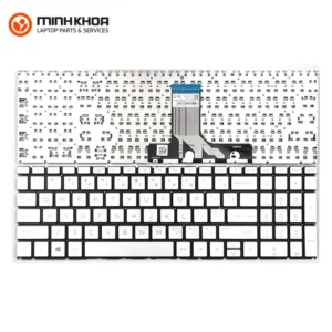 Bàn phím laptop HP Pavilion 15EG bạc nút nguồn 15EH