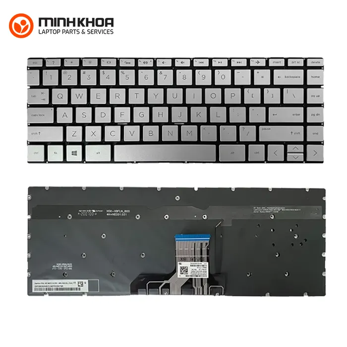 Bàn Phím Laptop Led Hp Envy 13ah Bạc 13ag 13an