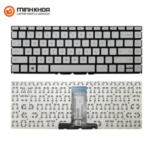 Bàn phím laptop zin led HP 14BS bạc 14BA 14BF