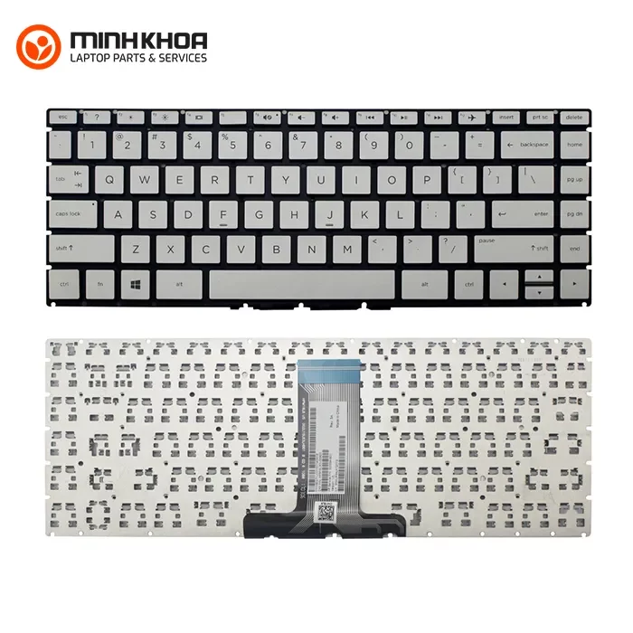 Bàn phím laptop zin led HP 14BS bạc 14BA 14BF Bàn Phím Laptop Zin Led Hp 14bs Bạc 14ba 14bf