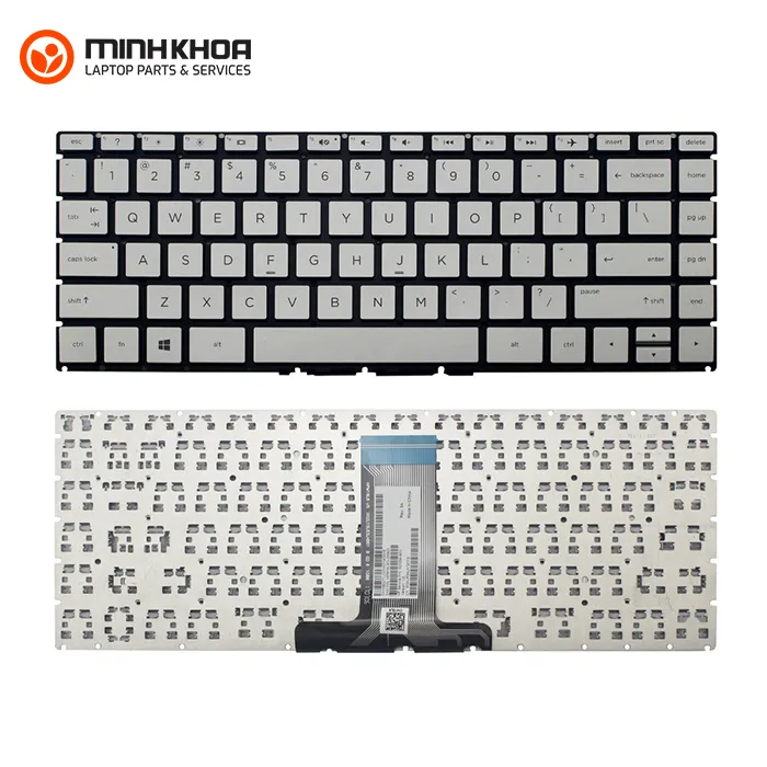 Bàn Phím Laptop Zin Led Hp 14bs Bạc 14ba 14bf
