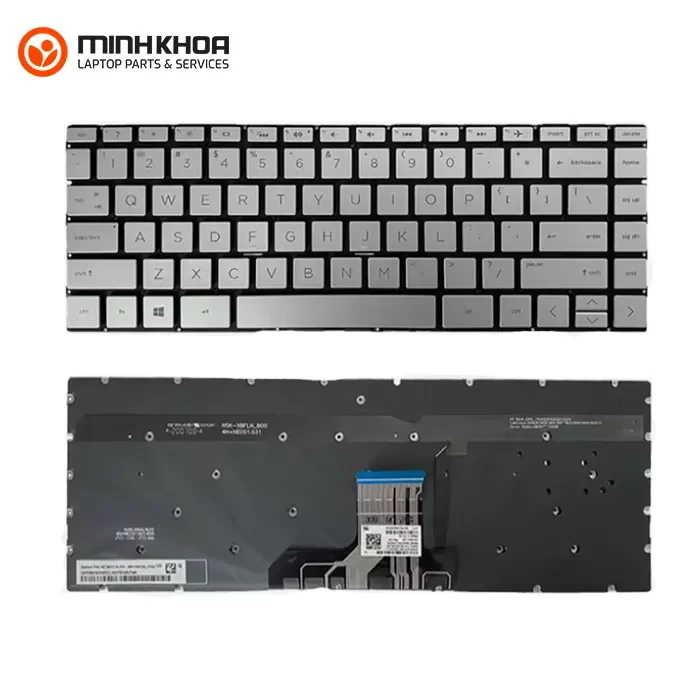 Bàn phím laptop zin led HP ENVY 13AD bạc 13AC Bàn Phím Laptop Zin Led Hp Envy 13ad Bạc 13ac