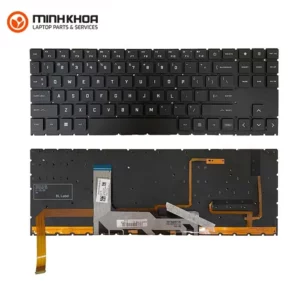 Bàn phím zin led laptop HP 15EN_CN chữ trắng KO phím số 15EK 16B
