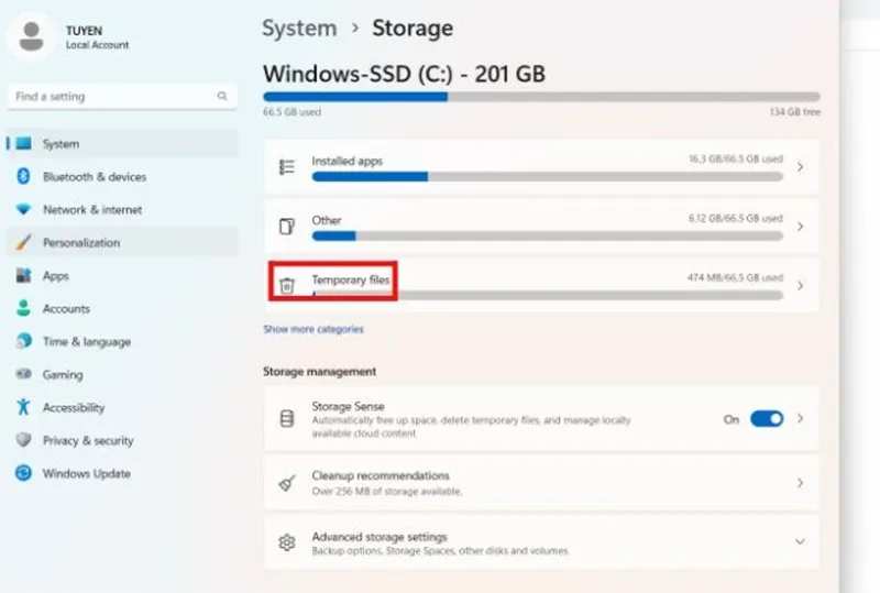 Cách Xóa Các Files Temporary Internet (8)