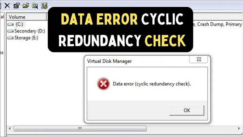 Lỗi Cyclic Redundancy Check Trên ổ Cứng (6)