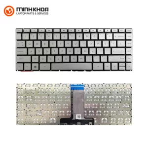 Bàn phím laptop HP Pavilion 14BS bạc 14BA 14BF (nút vuông)